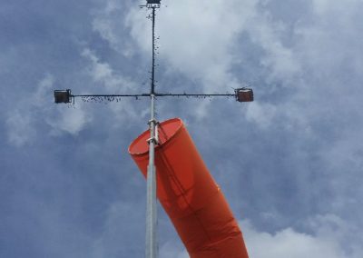 Windsock Pole Installation & Relocation — LED Lighting Upgrade